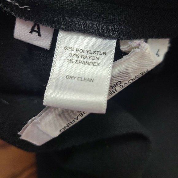 ANN TAYLOR LOFT Solid All Black Sleeveless Dress with Pockets Womens Size 2 - Picture 3 of 4